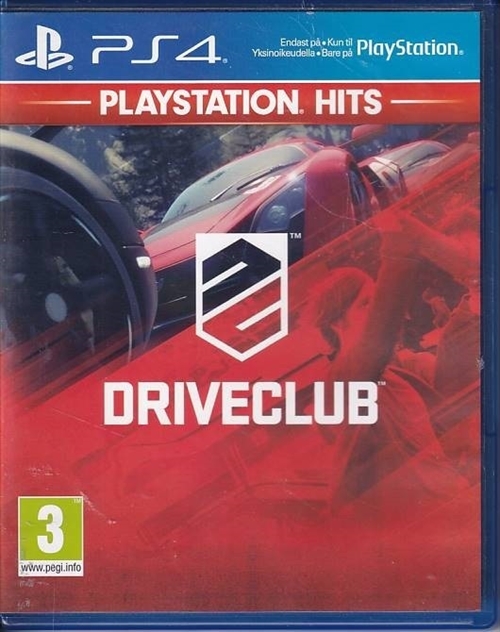 Driveclub Playstation Hits - PS4 (B Grade) (Genbrug)